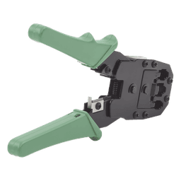 Pinzas para plegar (Ponchadoras) cables RJ11, RJ12, RJ45 telefónicos y cables de red Cat5e, Cat6, Cat6a y con Cavidades para 4, 6 y 8 conductores.