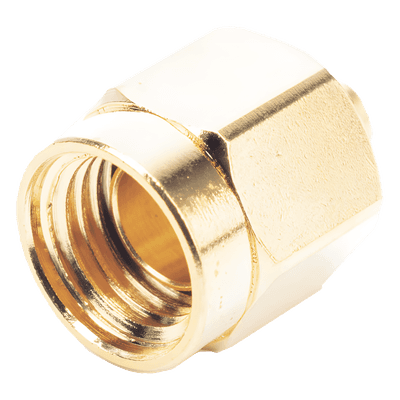 Conector SMA Macho para cable Semi-Rígido de 0.085" de Diámetro, Oro/ Oro/ Teflón.