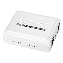 Inyector PoE 802.3af de 1 Puerto 10/100 Mbps (Mid-Span), Hasta 15.4 W