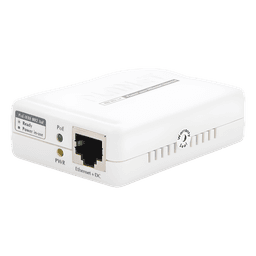 Inyector PoE 802.3af de 1 Puerto 10/100 Mbps (Mid-Span), Hasta 15.4 W