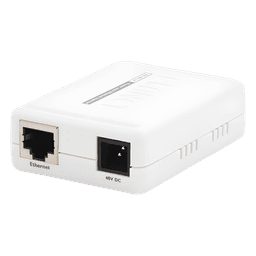 Inyector PoE 802.3af de 1 Puerto 10/100 Mbps (Mid-Span), Hasta 15.4 W