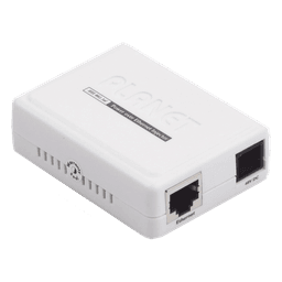 Inyector PoE 802.3af de 1 Puerto Gigabit 10/100/1000 Mbps (End-Span)
