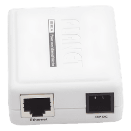 Inyector PoE 802.3af de 1 Puerto Gigabit 10/100/1000 Mbps (End-Span)