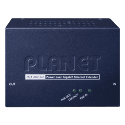 Extensor PoE+ / Hasta 500 m (1640 pies) / Entrada PoE+ Gigabit 802.3at / Salida PoE+ Gigabit 802.3af/at / Cadena de 4 unidades / Interior