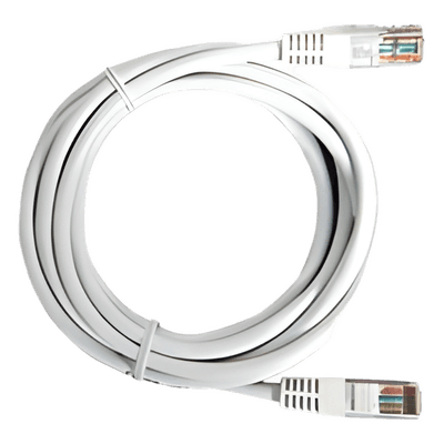 Cable de Parcheo UTP Cat5e - 0.5 Metros (1.64 Pies) - Blanco