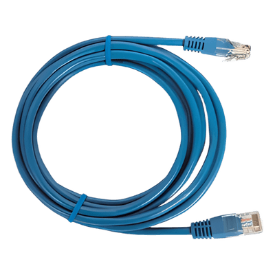Cable de Parcheo UTP Cat5e / 1 Metro (3.28 Pies) / Azul / RJ45 / 100 Ohm