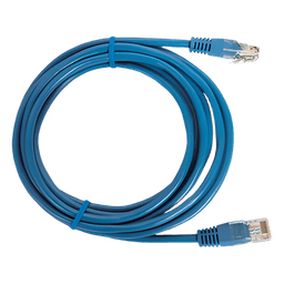 Cable de Parcheo UTP Cat5e / 1 Metro (3.28 Pies) / Azul / RJ45 / 100 Ohm