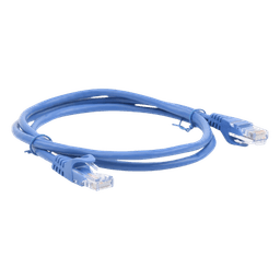 Cable de Parcheo UTP Cat5e / 1 Metro (3.28 Pies) / Azul / RJ45 / 100 Ohm