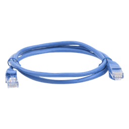 Cable de Parcheo UTP Cat5e / 1 Metro (3.28 Pies) / Azul / RJ45 / 100 Ohm