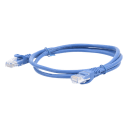 Cable de Parcheo UTP Cat5e / 1 Metro (3.28 Pies) / Azul / RJ45 / 100 Ohm