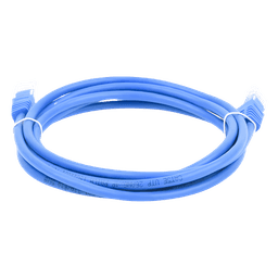 Cable de Parcheo UTP Cat5e - 2 Metros (6.56 Pies) - Azul