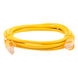 Cable de Parcheo UTP Cat5e - 2.0 Metros (6.56 Pies) - Amarillo
