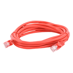 Cable de Parcheo UTP Cat5e - 3.0 Metros (9.84 Pies) - Rojo