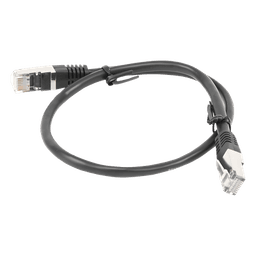 Cable de Parcheo FTP Cat5e - 0.5 Metros (1.64 Pies) - Negro