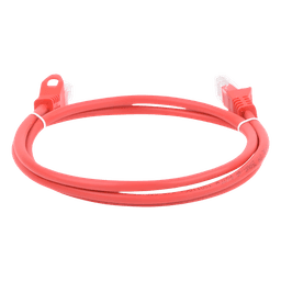 Cable de Parcheo UTP Cat6 - 0.5 Metros (1.64 Pies) - Rojo