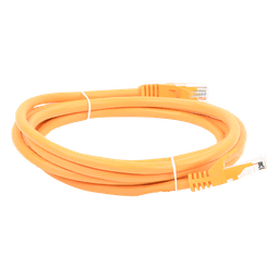 Cable de Parcheo UTP Cat6 / 2 Metros (6.56 Pies) / Amarillo / 10 Gbps / RJ45