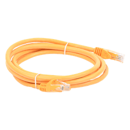 Cable de Parcheo UTP Cat6 / 2 Metros (6.56 Pies) / Amarillo / 10 Gbps / RJ45