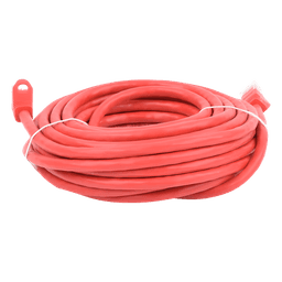 Cable de Parcheo UTP Cat6 / 7.0 m (23 pies) / 1 Gbps / 100 Ohm / RJ45 / Rojo