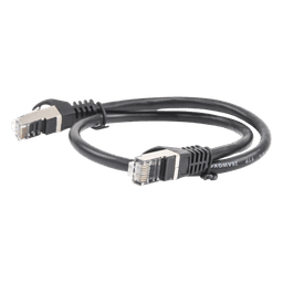 Cable de Parcheo FTP Cat6 - 0.5 Metros (1.64 Pies) - Negro