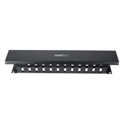 Organizador de Cables Horizontal de 2U para Rack de 19" con Cubierta Metálica