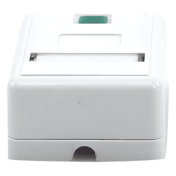 Caja de pared con 1 puerto Keystone, no incluye jack