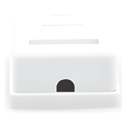 Caja de Pared con 1 Puerto Keystone, Incluye Jack Cat5e