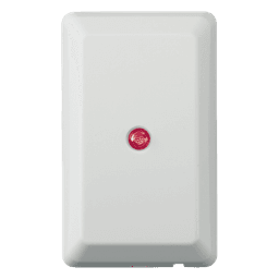 Módulo de gestión de energía Z-Wave que ajusta termostatos y luces según el estado de armado del sistema, compatible con paneles Honeywell LYNX y VISTA seleccionados