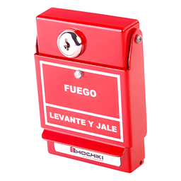 Estación Manual Direccionable / Doble Acción / Con Llave / 17-41 VDC / 0°C a 49°C / 3.4'W x 4.8'H x 2.0'D