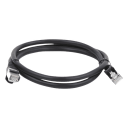 Cable de Parcheo FTP Cat6 - 1.0 Metro (3.28 Pies) - Negro