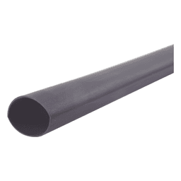 Tubo Termoencogible (Termofit) Negro de 1.2 m, 3/8" de Diámetro, Reduce de 2:1, Poliolefina.