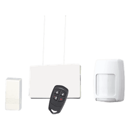 Kit Inalámbrico para Panel de Alarma / Receptor RF / 4 Contactos Magnéticos / Detector PIR con Anti-Mascotas / Control Remoto 4 Botones