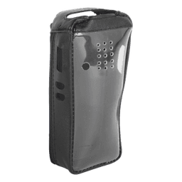 Funda Reforzada de Piel con Frente Transparente para Radios TK-2312/ TK3312K.