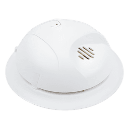 Detector de Humo Autónomo, No Requiere Panel, Con Botón para Silenciar, Sensor por Ionización