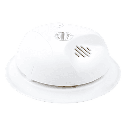 Detector de humo, autónomo, ionización, con luz de escape