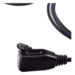 Micrófono-Audífono Profesional / Gancho Ajustable Tipo G / PTT de Solapa / Compatible Kenwood y TXPRO / Cable Kevlar Reforzado
