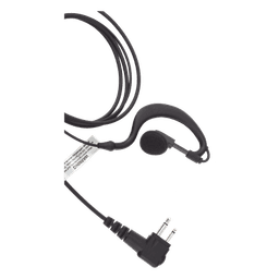 Micrófono-Audífono / Gancho Ajustable Tipo G / PTT de Solapa / Compatible Motorola, Abell, Hytera