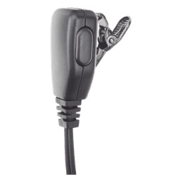 Micrófono-Audífono / Gancho Ajustable Tipo G / PTT de Solapa / Compatible Motorola, Abell, Hytera