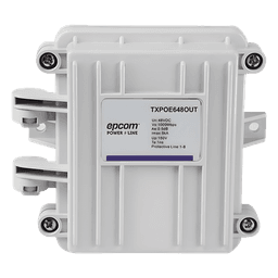 Protector PoE para exterior / IP65 / Gigabit 10/100/1000 Mbps / 48V / 5kA / -40 a 80°C