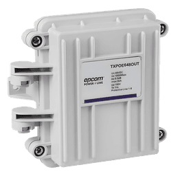 Protector PoE para exterior / IP65 / Gigabit 10/100/1000 Mbps / 48V / 5kA / -40 a 80°C