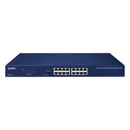 Switch No Administrable Gigabit de 16 Puertos 10/100/1000 Mbps, Con Modo Extendido Para Distancias de Hasta 200 m
