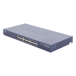 Switch No Administrable Gigabit de 24 Puertos 10/100/1000 Mbps, Con Modo Extendido Para Envió de Datos de Hasta 200 m