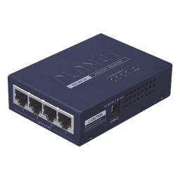 Inyector High PoE, de 4 Puertos Gigabit de Entrada, 4 Puertos PoE 802.3af/at Gigabit de Salida Para Cada Puerto, Hasta 30 W por interfaz