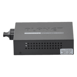 Convertidor de Medios / 1000 Mbps / Fibra Multimodo / 550 m (1804.5 ft) / Conector SC / LFP Configurable