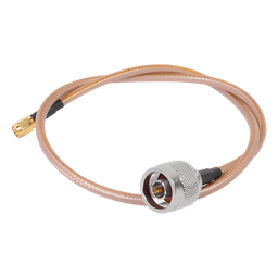 Cable de 100 cm (39.37 Pulgadas) Tipo RG-142/U con Conectores N Macho y SMA Macho Inverso (Hasta 8 GHz).