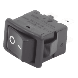Interruptor Rocker DPST On-Off,  250 Vca.,10 Amp.,