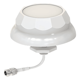 Antena domo / 2.4 GHz / 3 dBi / N-hembra / 11.9 x 5.3 cm / 210 km/h viento / 0.39 x 0.17 ft