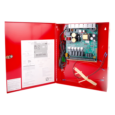 Fuente de poder de 24 v cd convencional para alimentación de detectores de 24 Vcc o como salida de sirena de 24 V CD