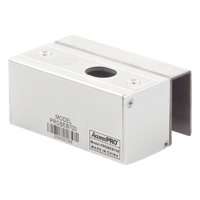 Contrachapa para puerta de vidrio utilizada con cerraduras de perno PROEB700A y PROEB700C