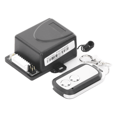Receptor con 2 Relevadores y Control Remoto hasta 50 metros.