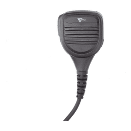 Micrófono-Bocina para Intemperie / IP54 / Cable Kevlar Grado Médico / Resistencia 40 kg / PTT con Guantes / Clip Rotativo 360°